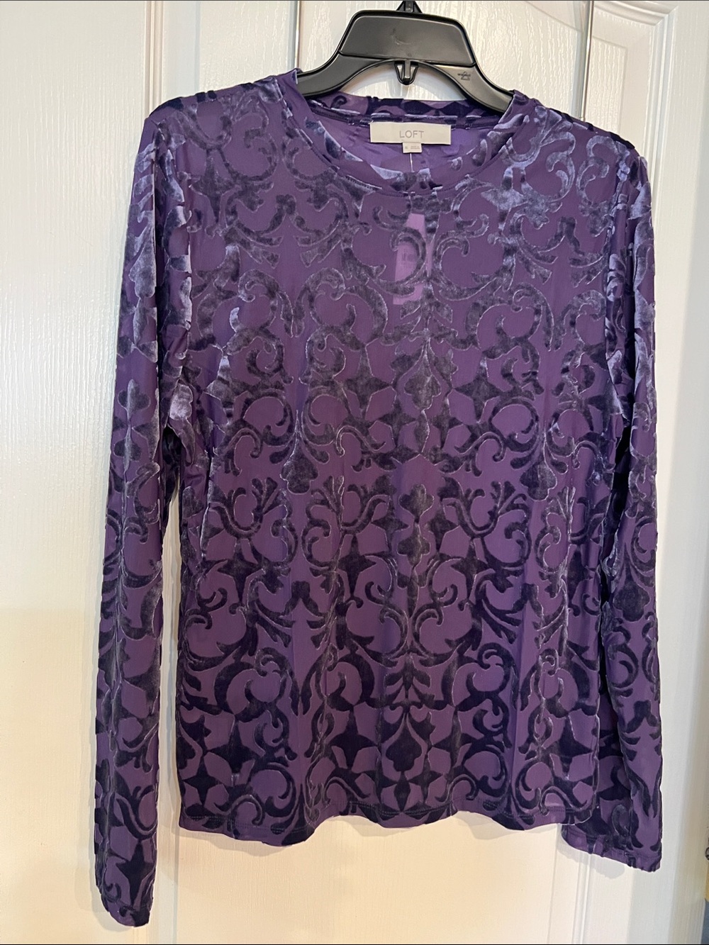 Loft velvet shirt